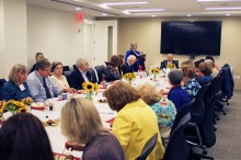 Kathryn De Lawter welcoming attendees at the 2016 CTAUN Advisory Council luncheon 